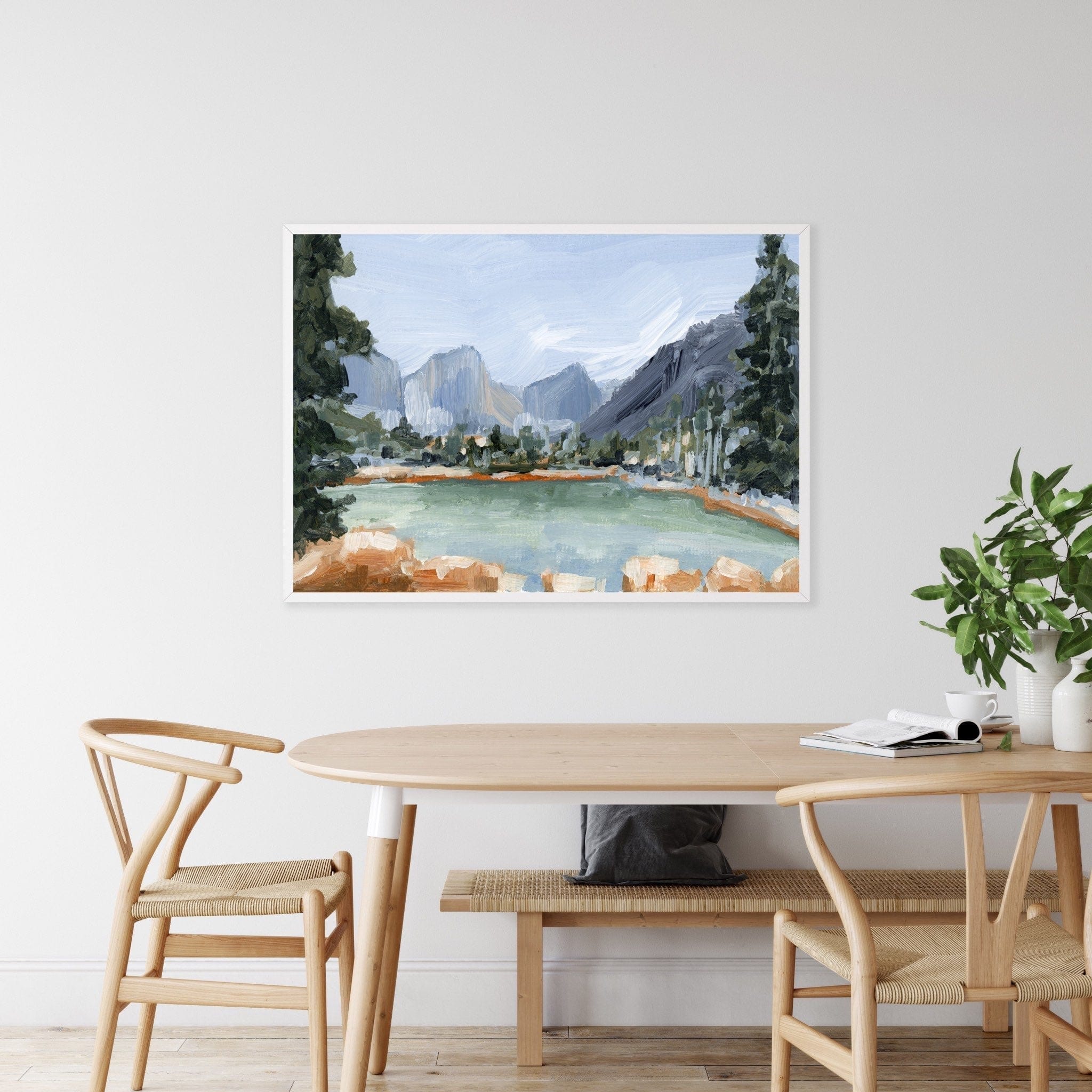 Katie Garrison Art Print "Delta Lake" Art Print