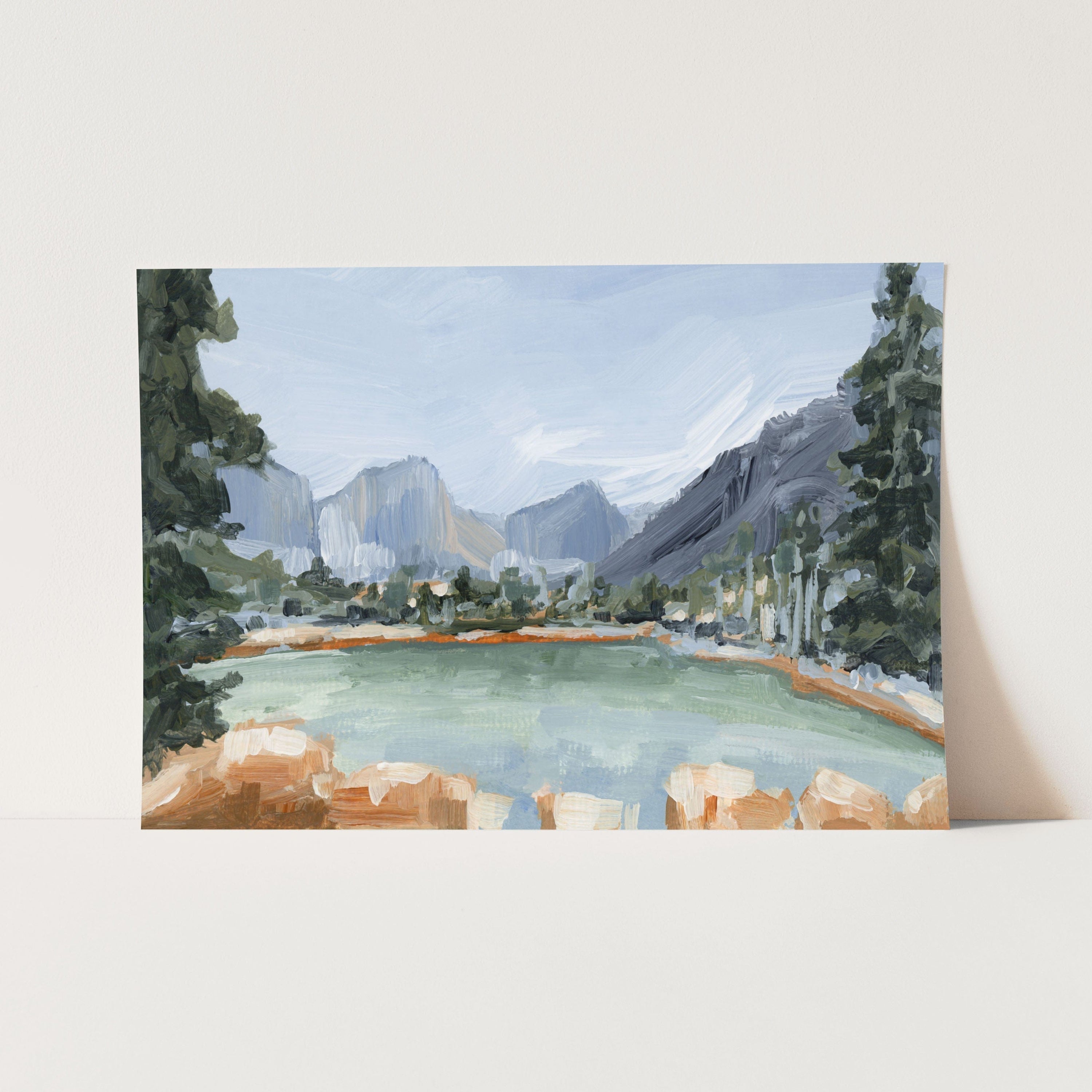Katie Garrison Art Print Paper Print / 5x7 in / No Frame "Delta Lake" Art Print
