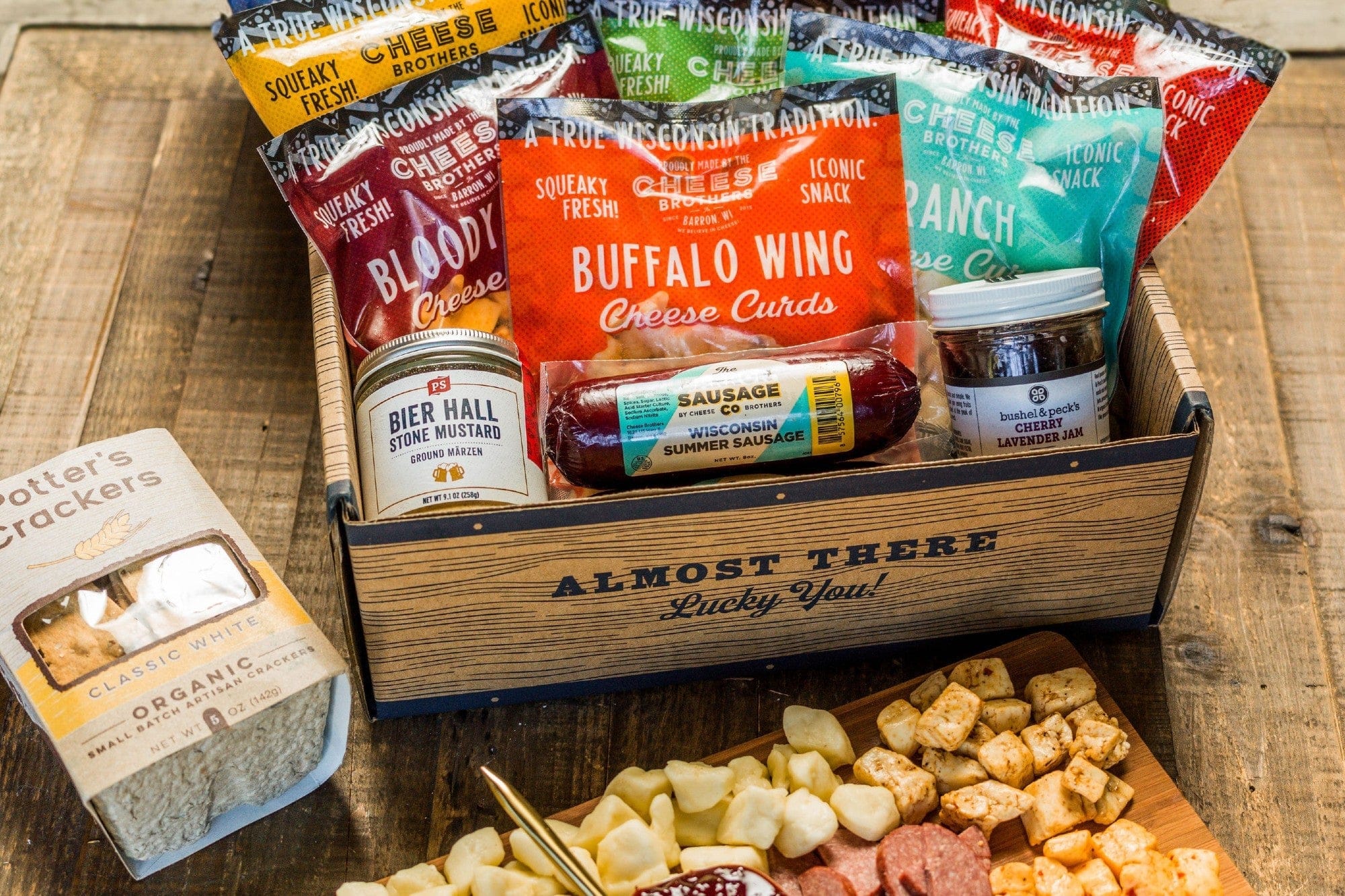 Cheese Brothers, Inc. Gifts and Bundles Deluxe Char-CURD-erie Box