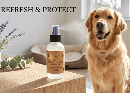 Lizush Health &amp; Beauty Natural Deodorizing spray for PETS