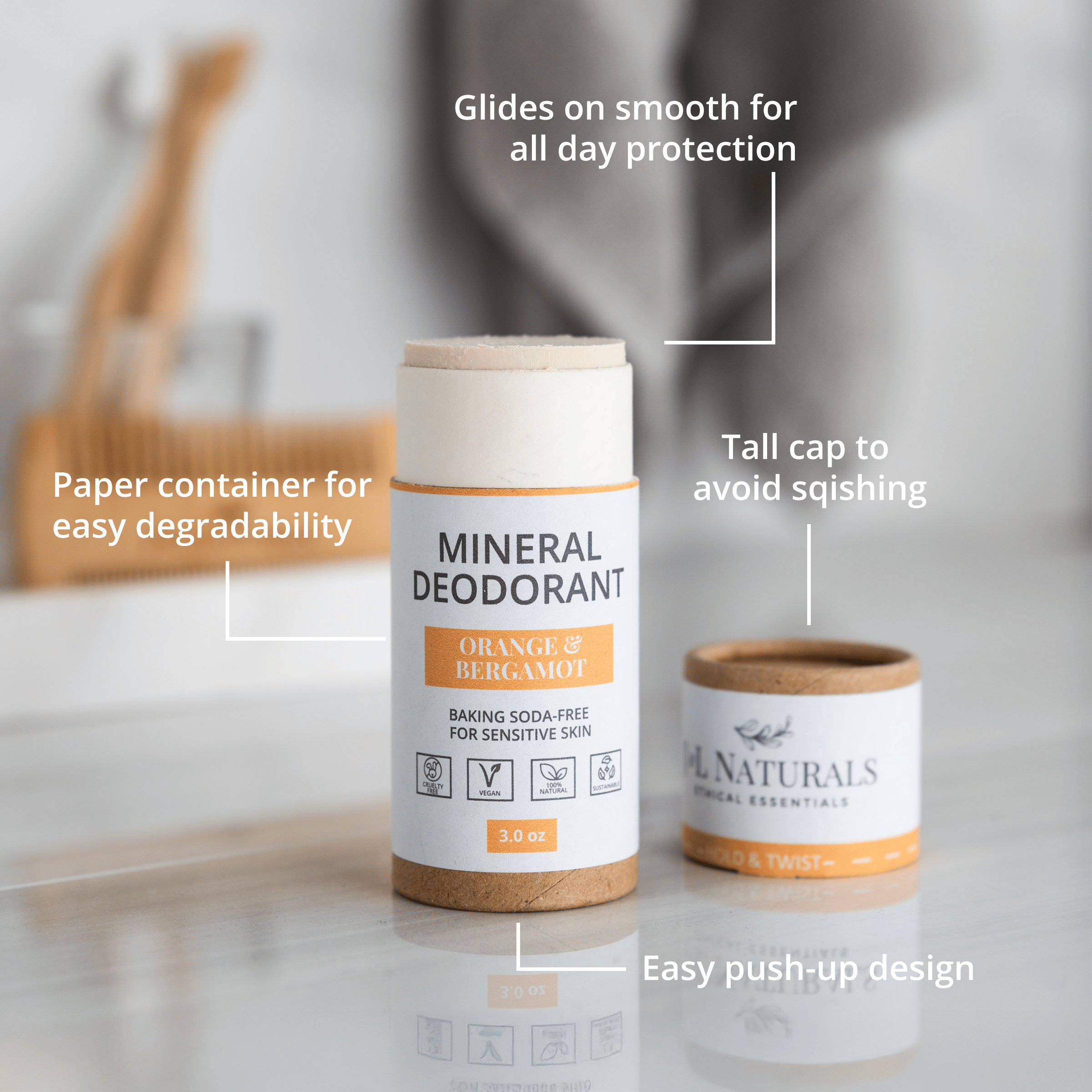 J&amp;L Naturals Deodorant Extra-Strength Deodorant