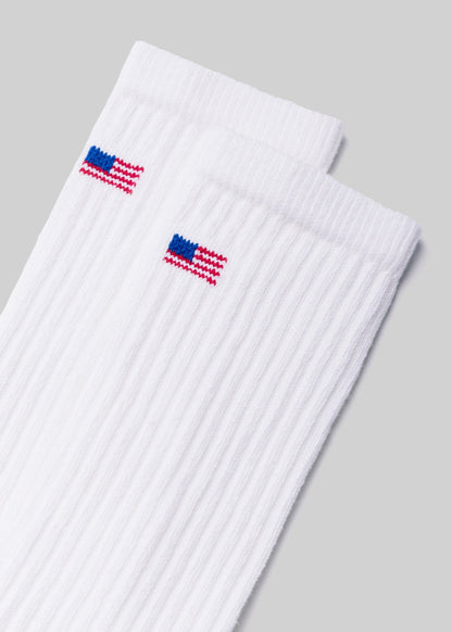 American Trench Socks white / One Size The Flag Crew (2-Pack)