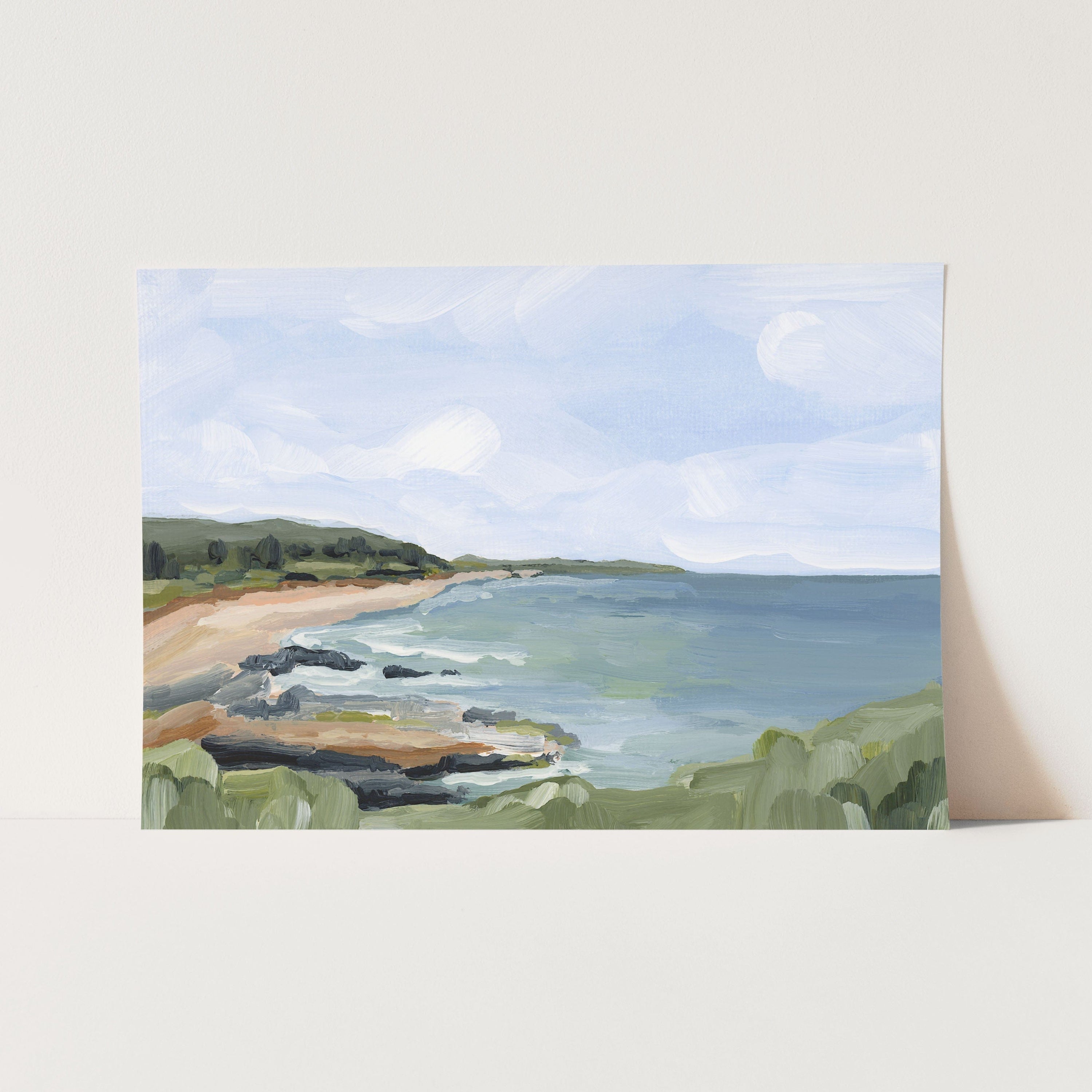 Katie Garrison Art Print Paper Print / 5x7 in / No Frame "Diamond Head I" Art Print