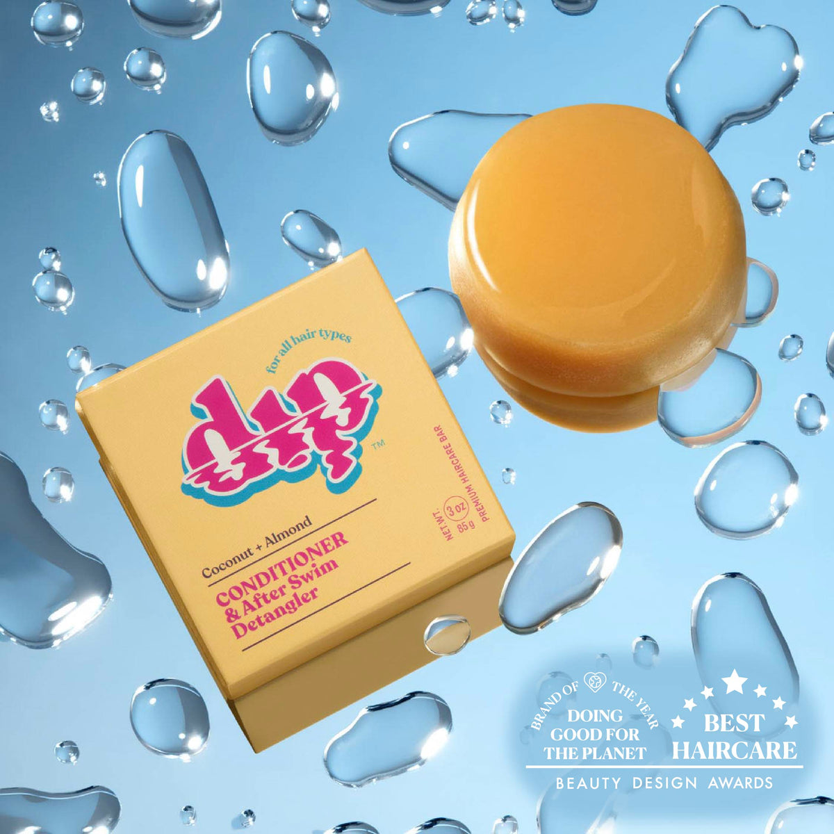 Dip Conditioner Bar &amp; After Swim Detangler - Coconut &amp; Almond