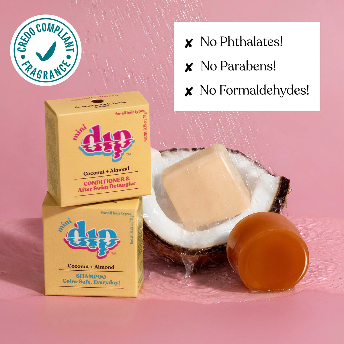 Mini Dip Conditioner &amp; After Swim Detangler - Coconut &amp; Almond