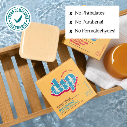 Dip Shampoo Bar: Color Safe, Everyday - Coconut &amp; Almond