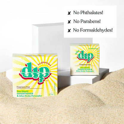 Dip Sun Shield: Conditioner Bar &amp; After Swim Detangler