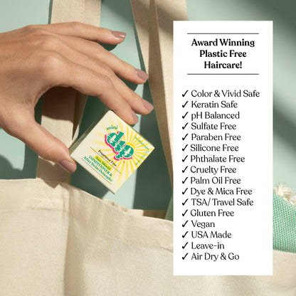 Mini Dip Sun Shield: Conditioner Bar &amp; After Swim Detangler Fragrance Free