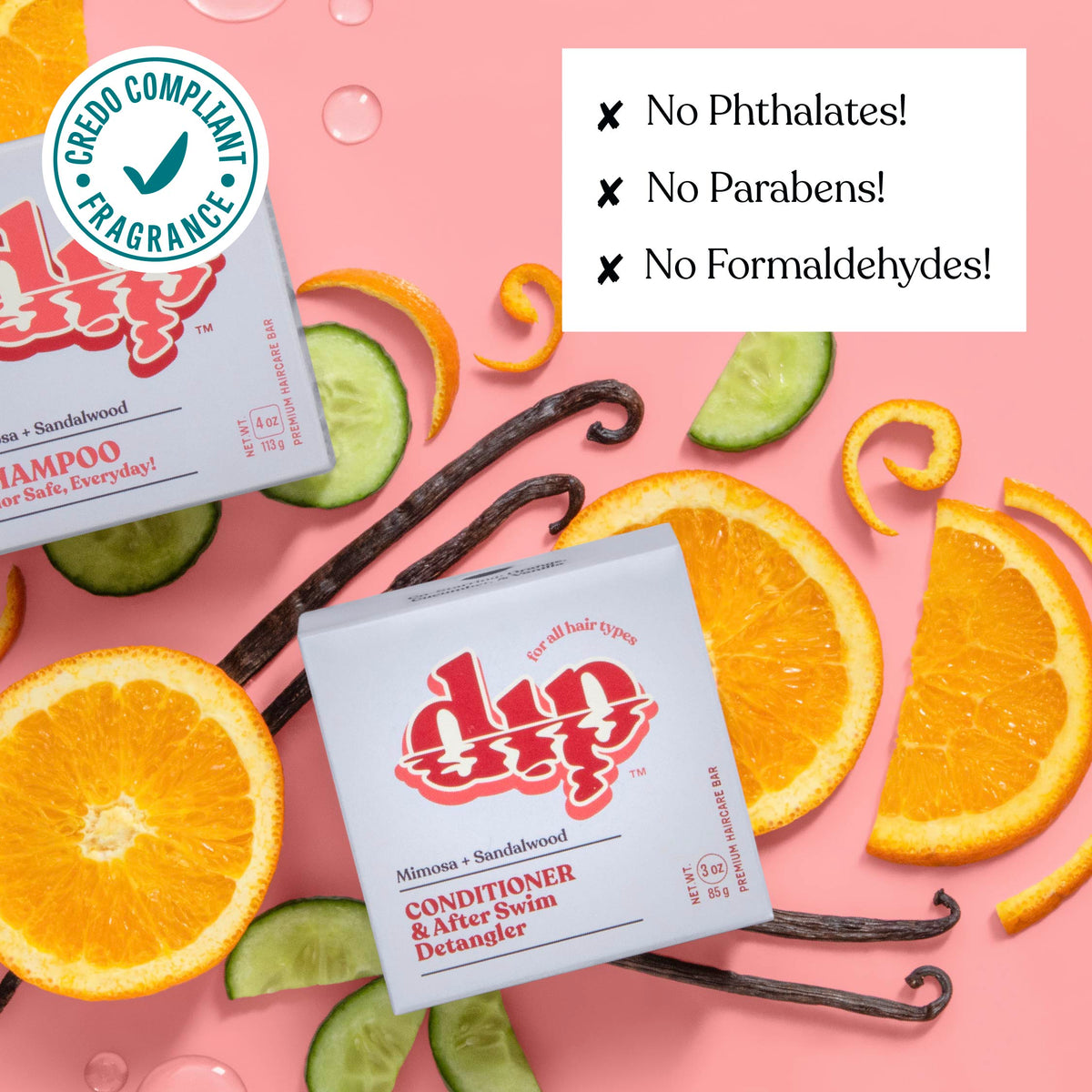 Dip Conditioner Bar &amp; After Swim Detangler - Mimosa &amp; Sandalwood