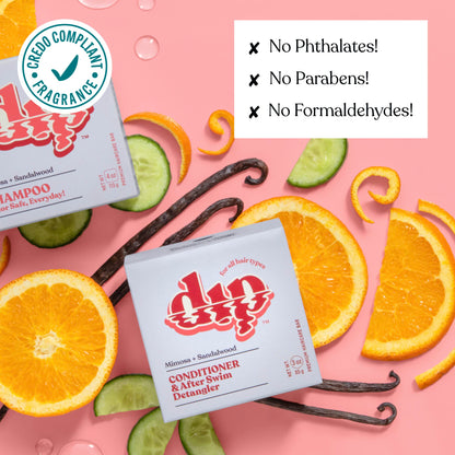 Dip Conditioner Bar &amp; After Swim Detangler - Mimosa &amp; Sandalwood