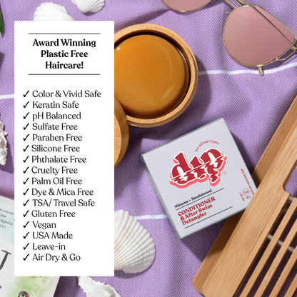 Dip Conditioner Bar &amp; After Swim Detangler - Mimosa &amp; Sandalwood