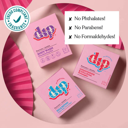 Dip Shampoo Bar: Color Safe, Everyday- Rosewater &amp; Jasmine