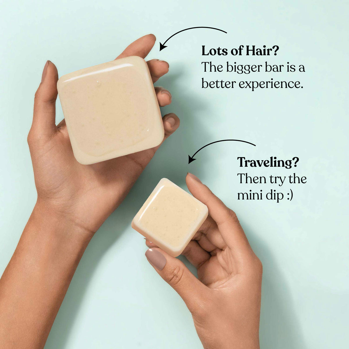 Mini Dip Shampoo Bar: Color Safe, Everyday - Coconut &amp; Almond