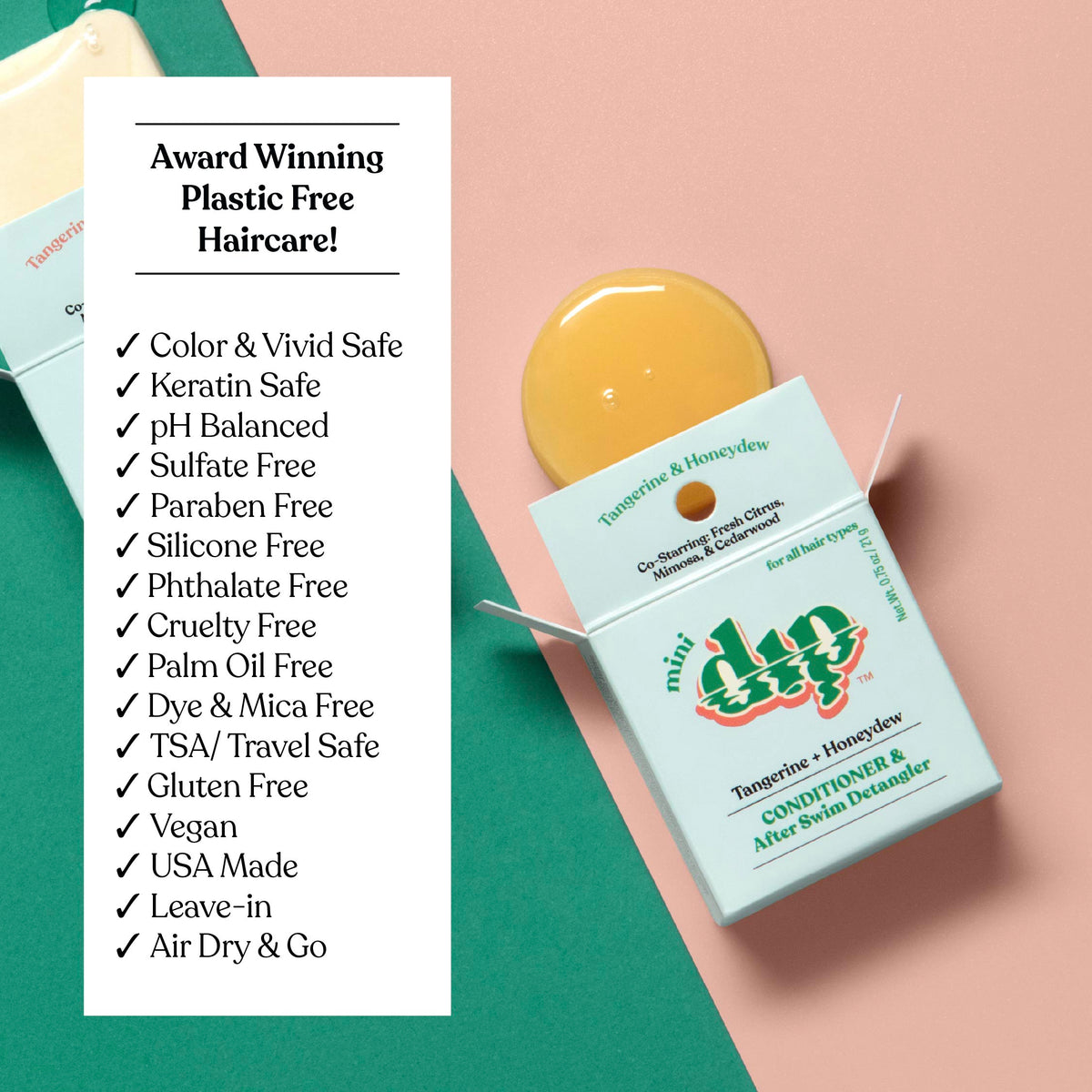 Mini Dip Conditioner &amp; After Swim Detangler - Tangerine &amp; Honeydew