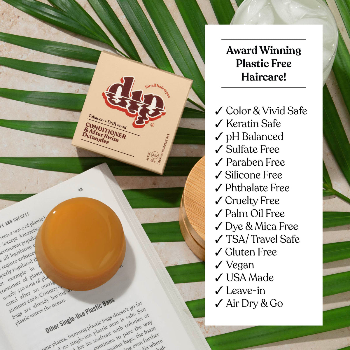 Mini Dip Conditioner &amp; After Swim Detangler - Tobacco &amp; Driftwood