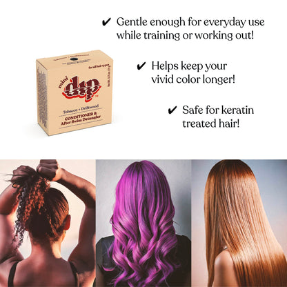 Mini Dip Shampoo Bar: Color Safe, Everyday - Tobacco &amp; Driftwood