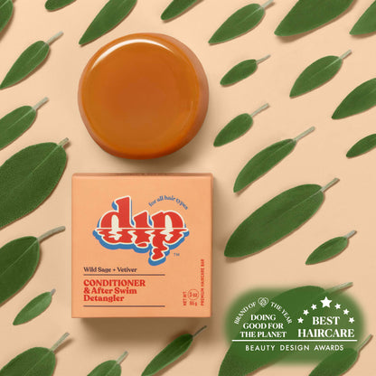 Dip Conditioner Bar &amp; After Swim Detangler - Wild Sage &amp; Vetiver