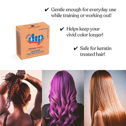 Mini Dip Shampoo Bar: Color Safe, Everyday - Wild Sage &amp; Vetiver