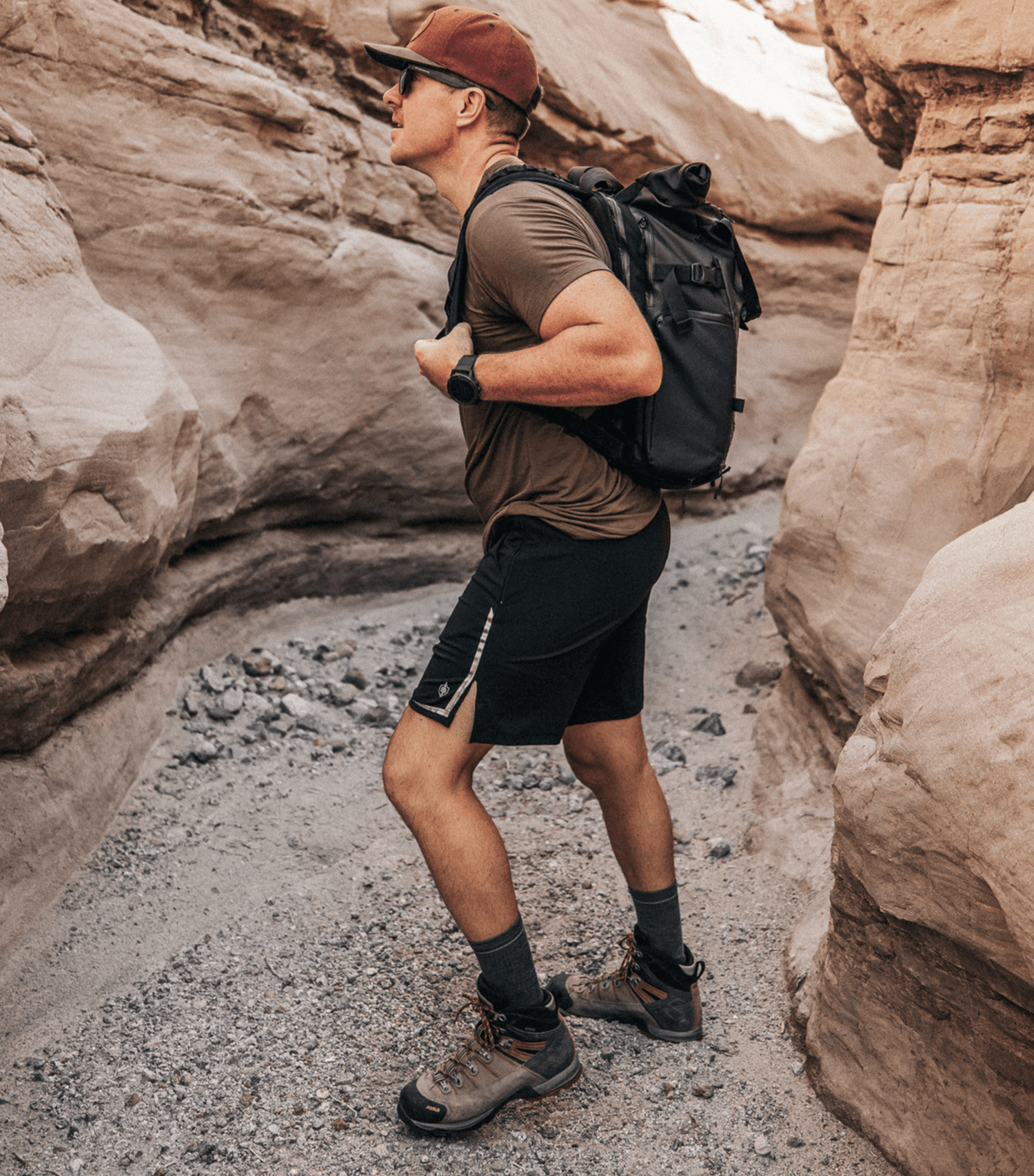 Dominate Training Shorts - Stone