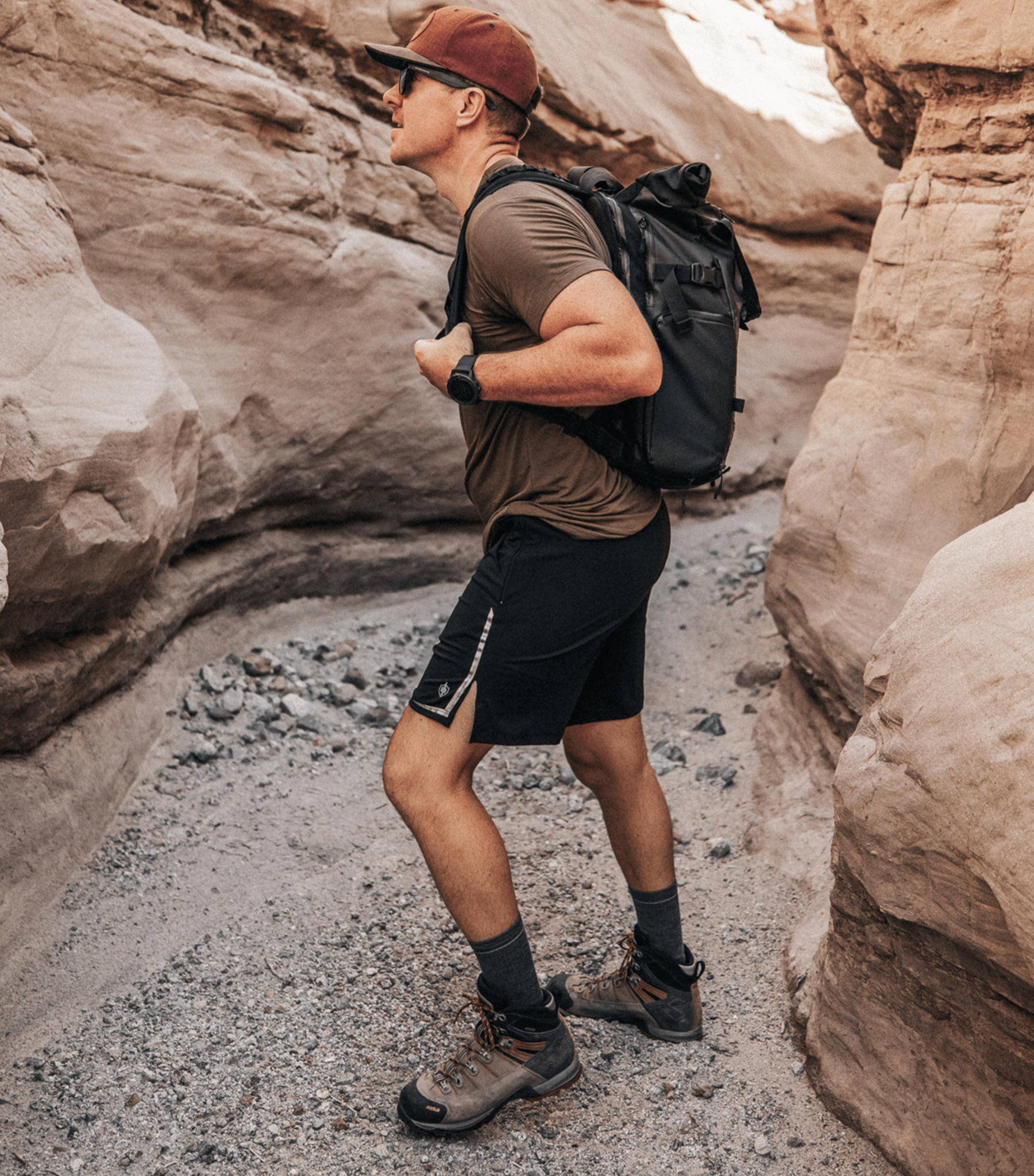 Dominate Training Shorts - Stone