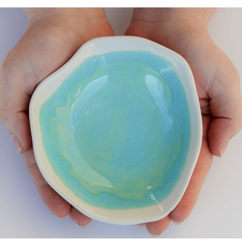 prodigalpottery Ceramic Bluebell Spring Artisan Candy Dish