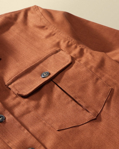 Draftsman Twill Slub Overshirt