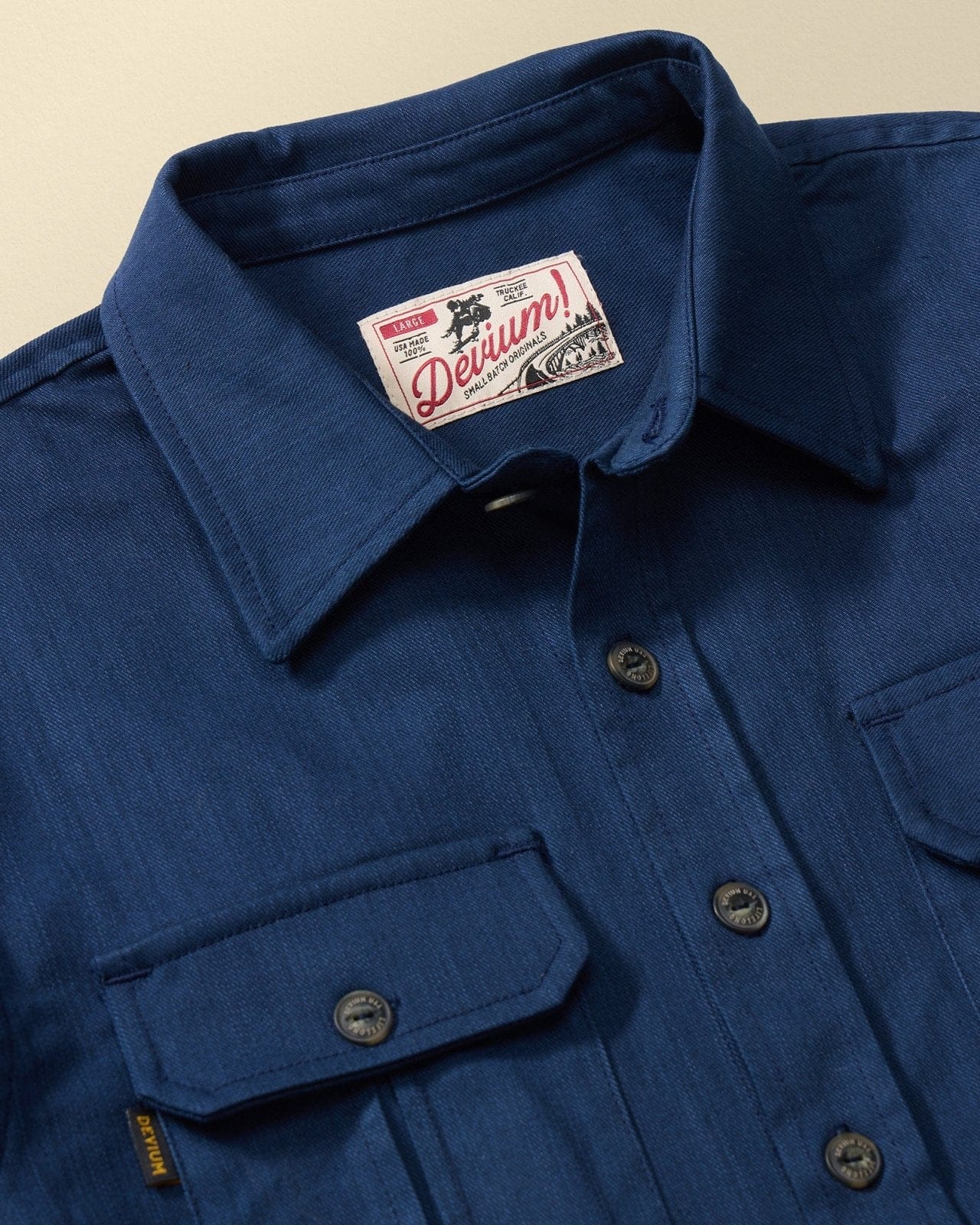 Devium Shirts Draftsman Twill Slub Overshirt
