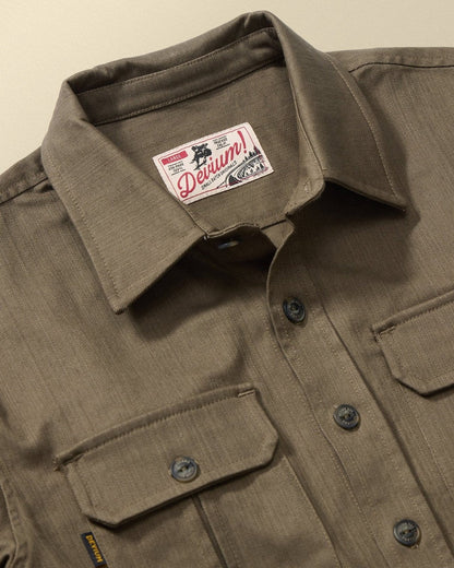 Devium Shirts Draftsman Twill Slub Overshirt