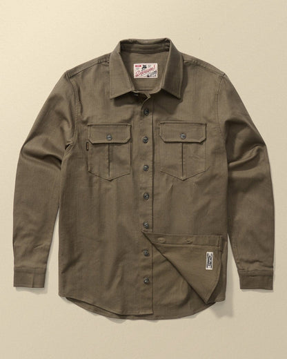 Draftsman Twill Slub Overshirt