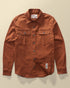 Devium Shirts Burnt Umber / S Draftsman Twill Slub Overshirt