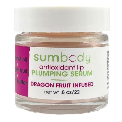 Sumbody Skincare Antioxidant Lips - Dragon Fruit Whipped Lips - Lip Plumping &amp; Hydrating Serum