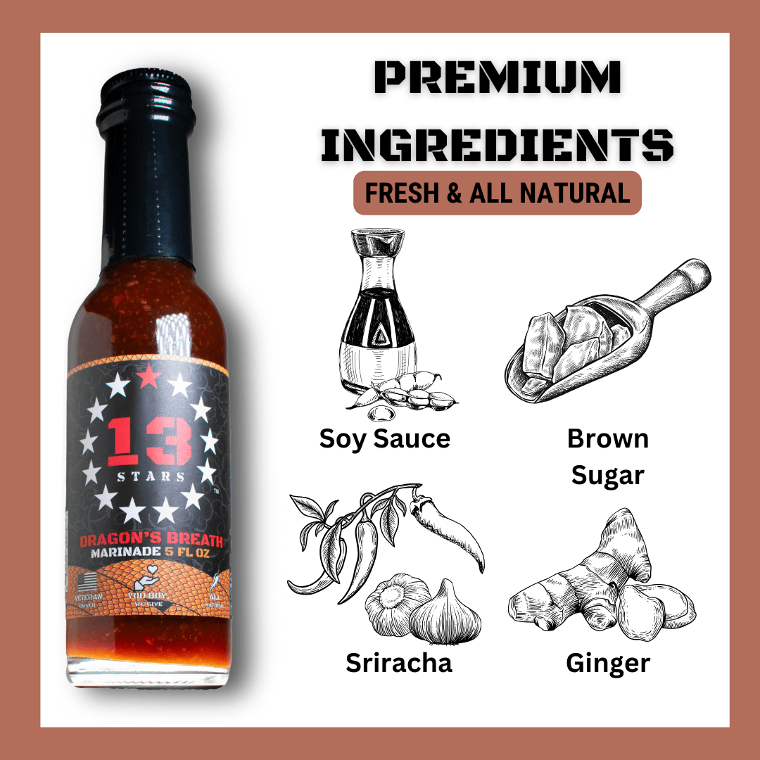 13 Stars Hot Sauce Hot Sauce 13 Stars Hot Sauce Dragon&