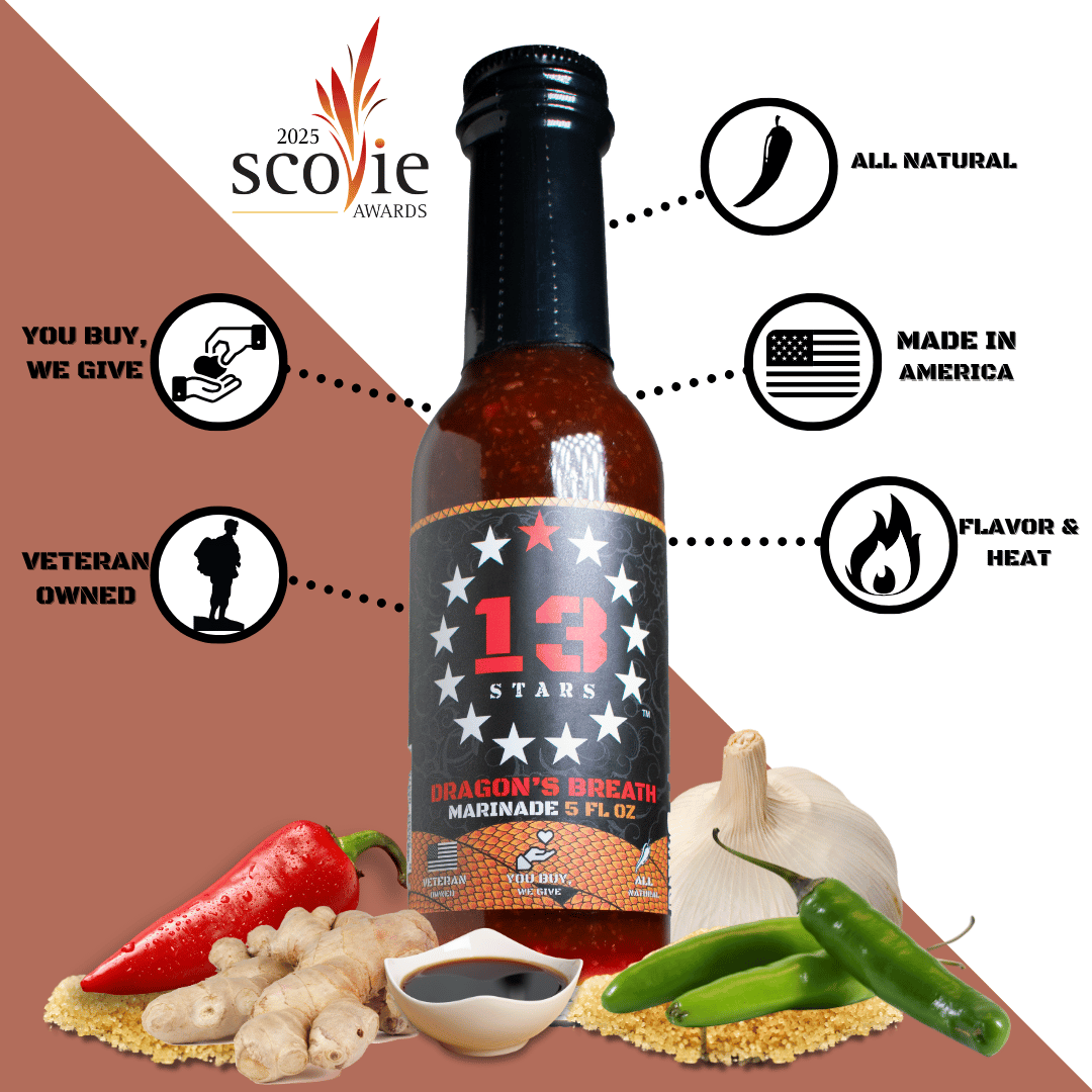 13 Stars Hot Sauce Hot Sauce 13 Stars Hot Sauce Dragon&