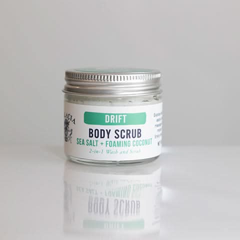 Salacia Salts Bath &amp; Body Drift Sea Salt &amp; Foaming Body Scrub 2.6oz