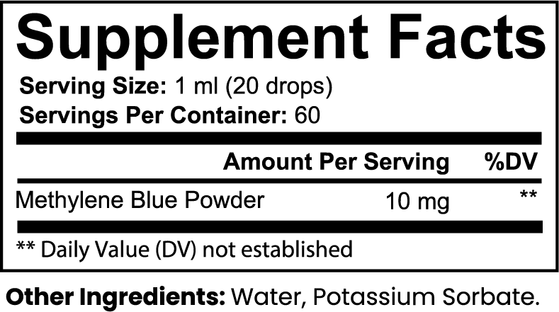 Methylene Blue Drops