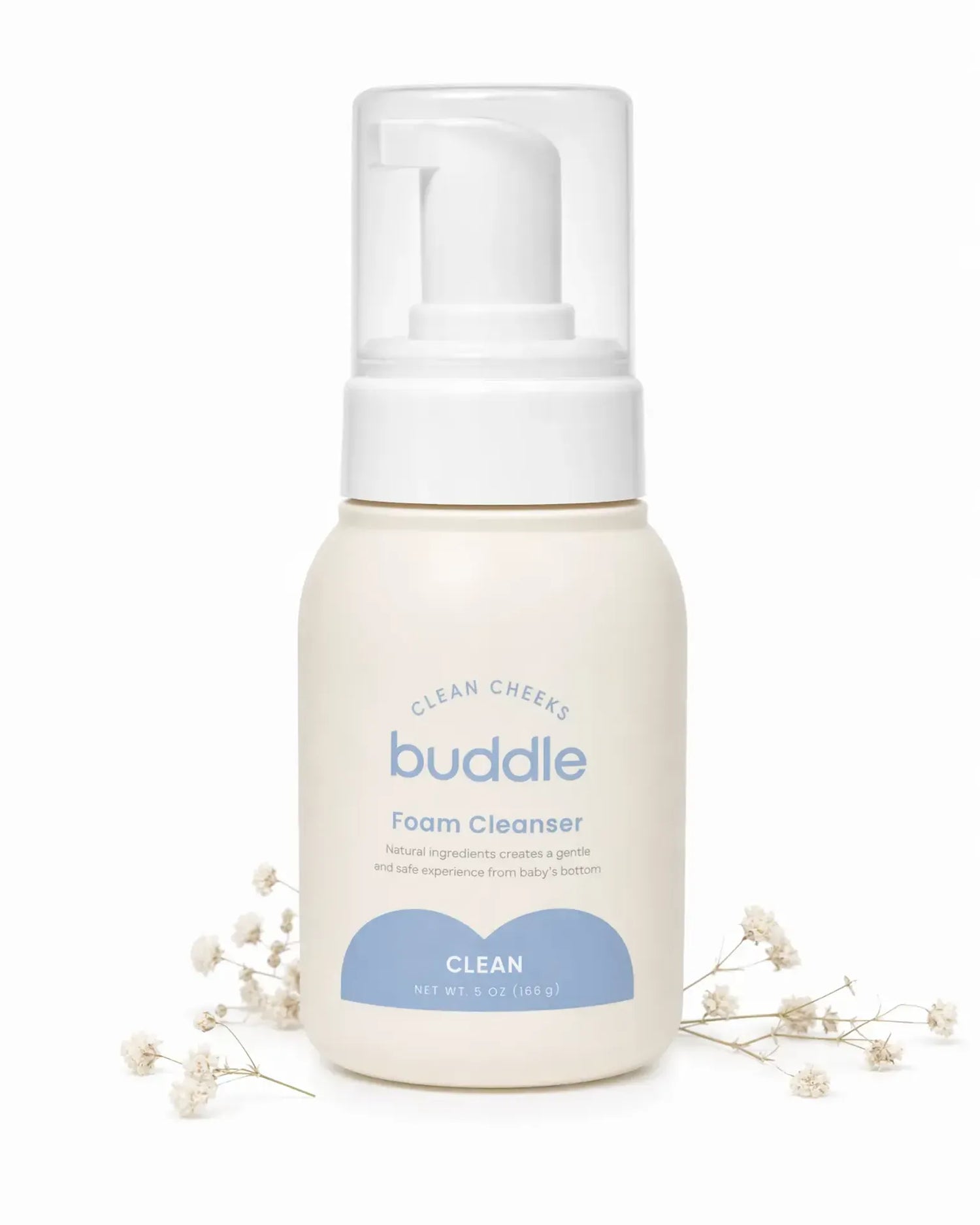 Buddle Skincare Diaper Rash Treatment, Foam Cleanser Buddle Clean Baby Skin