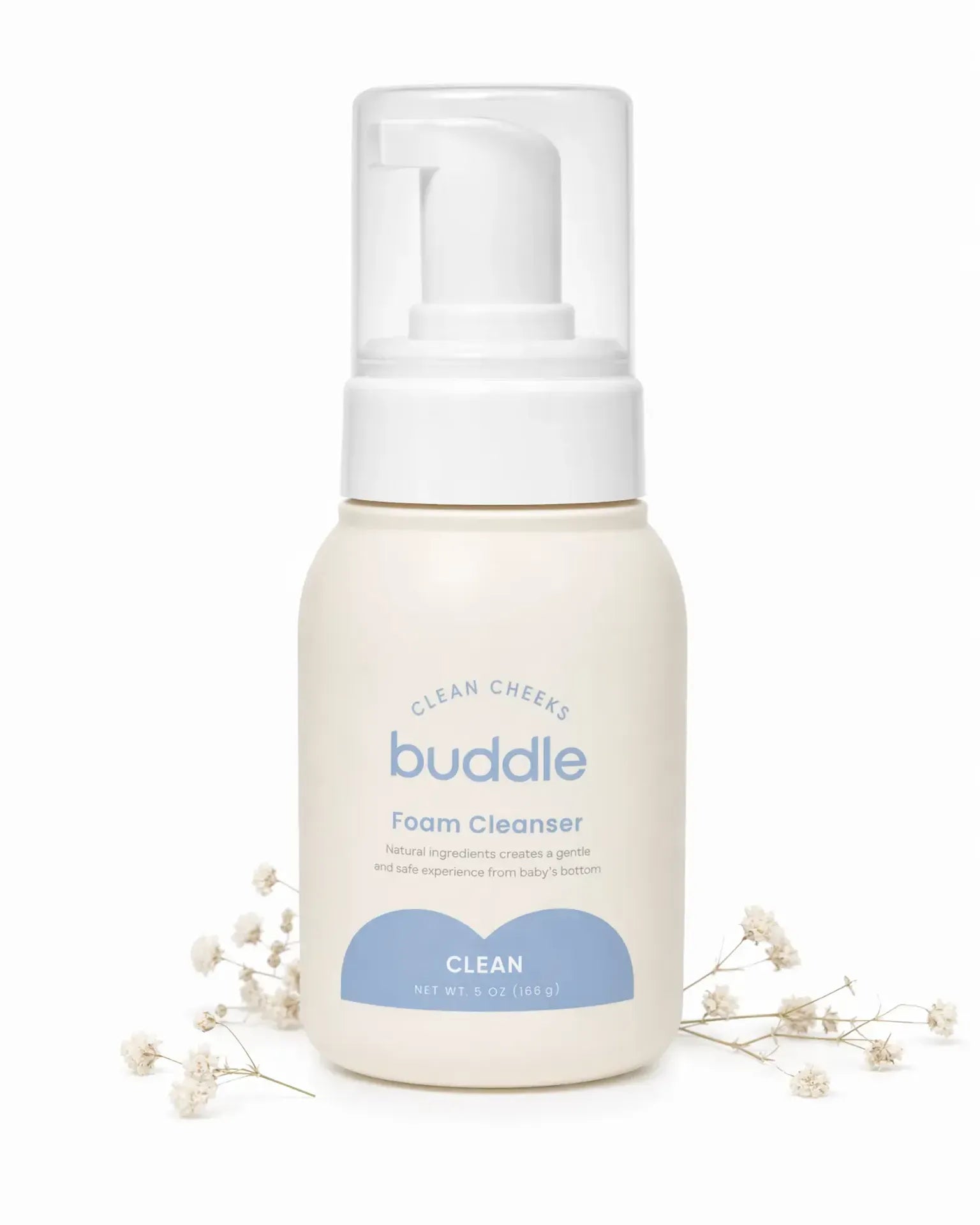 Buddle Skincare Diaper Rash Treatment, Foam Cleanser Buddle Clean Baby Skin