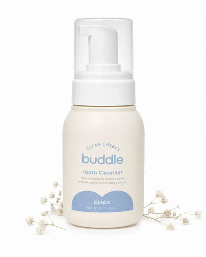 Buddle Skincare Diaper Rash Treatment, Foam Cleanser Buddle Clean Baby Skin