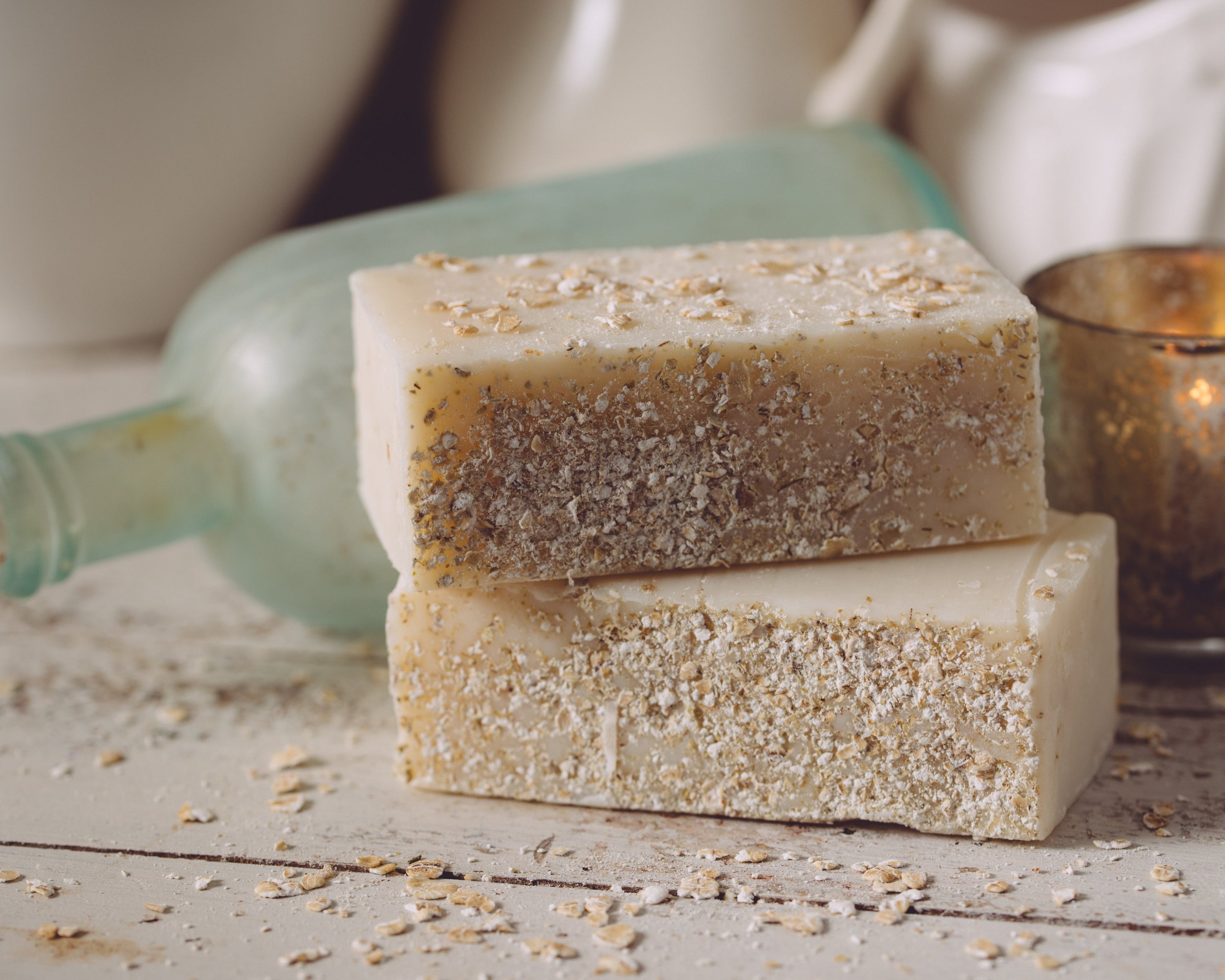 Unscented Flaxseed &amp; Oatmeal Soap Bar