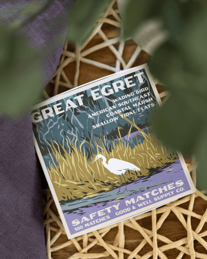 Good &amp; Well Supply Co. Great Egret Cabin Matches