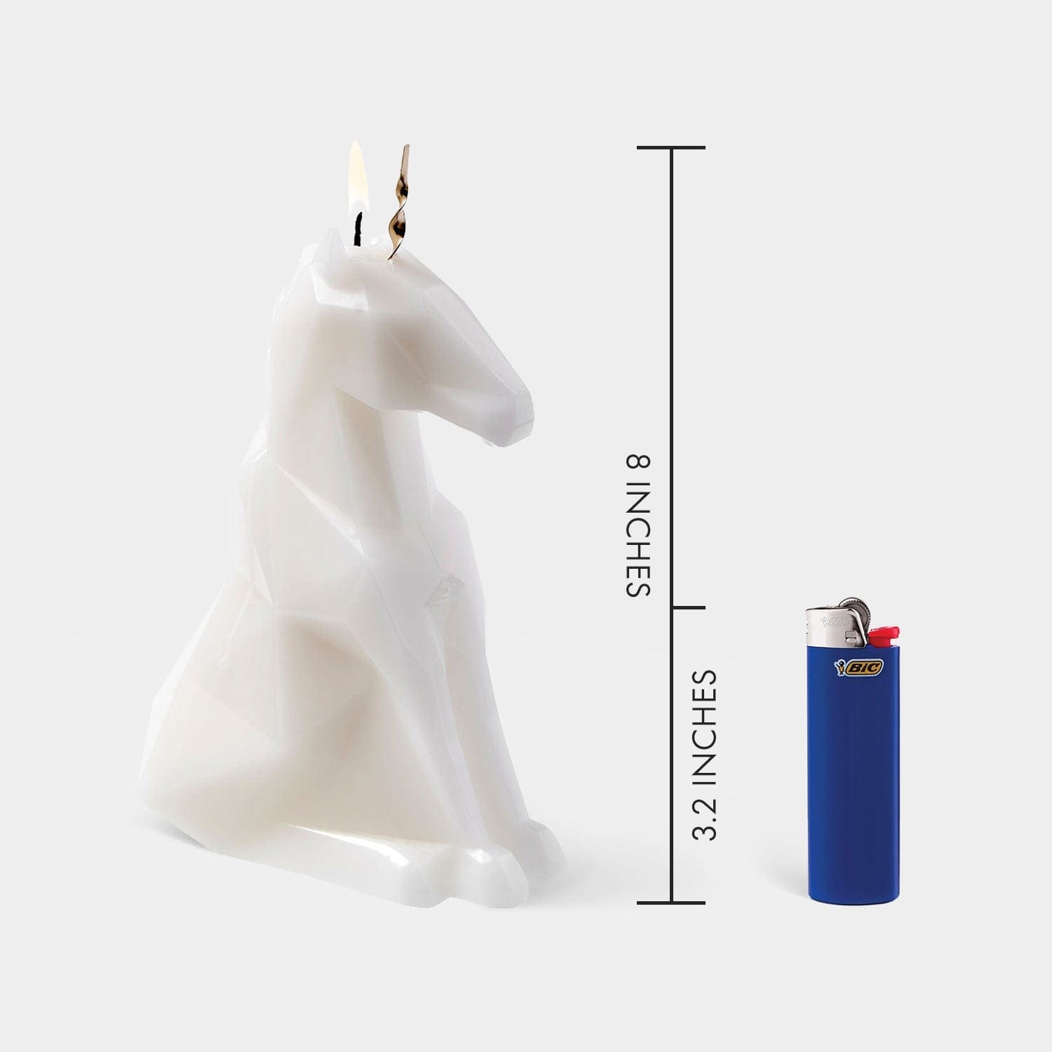 54Celsius PyroPet Einar (Unicorn) PyroPet Einar Unicorn Candle - White (Scented)