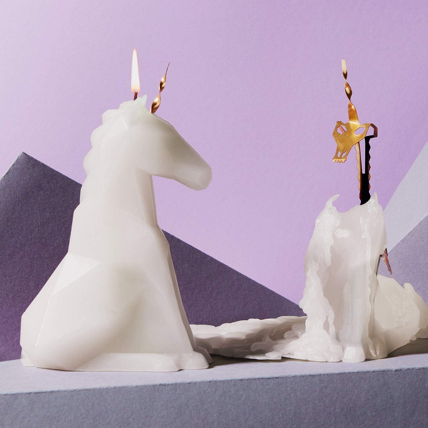 54Celsius PyroPet Einar (Unicorn) PyroPet Einar Unicorn Candle - White (Scented)