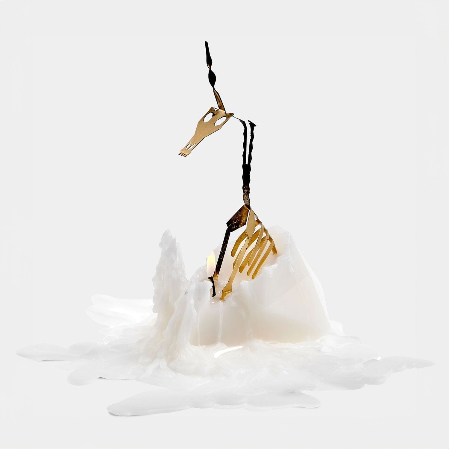 54Celsius PyroPet Einar (Unicorn) PyroPet Einar Unicorn Candle - White (Scented)