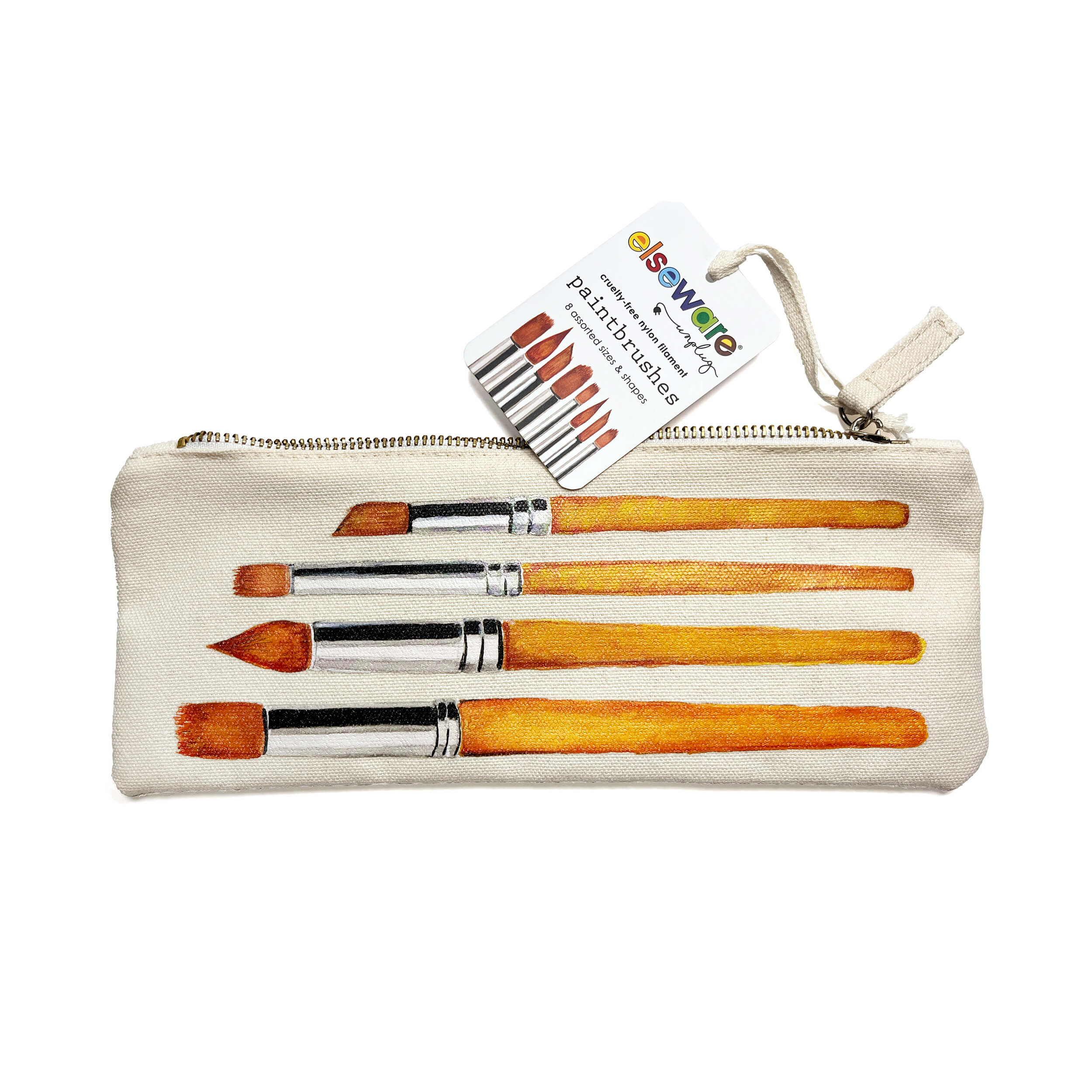 Watercolor Travel Set | Bamboo Case, Brushes, &amp; Paper Pad