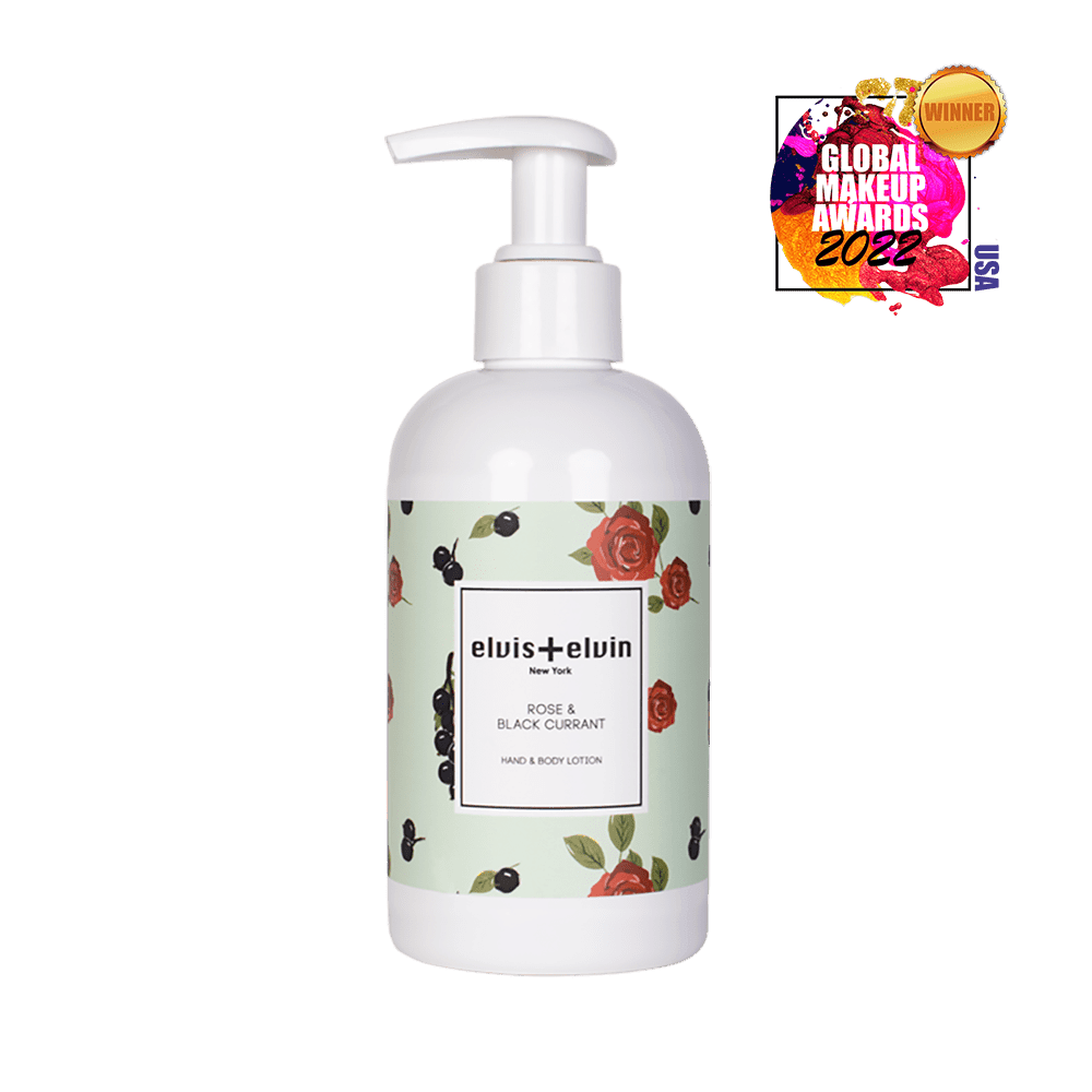 elvis+elvin Rose &amp; Black Currant Hand &amp; Body Lotion - My American Goods