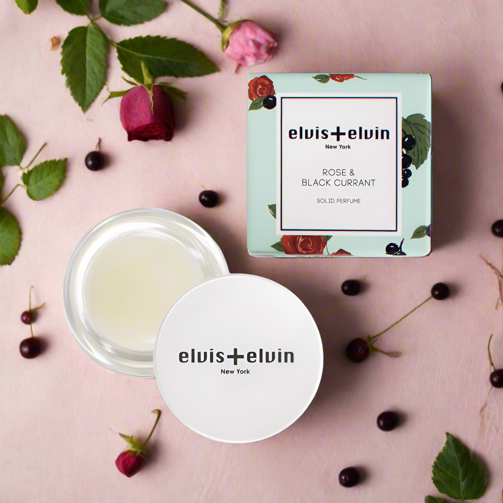 elvis+elvin Rose &amp; Black Currant Solid Perfume 5ml - elvis+elvin