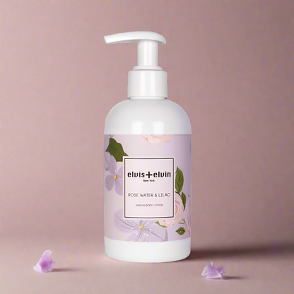 elvis+elvin Rose Water &amp; Lilac Hand &amp; Body Lotion 260ml - elvis+elvin