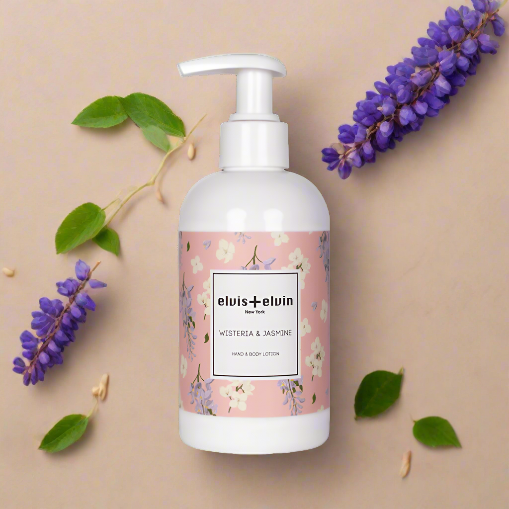 elvis+elvin Wisteria &amp; Jasmine Hand &amp; Body Lotion - elvis+elvin