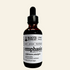 A 60ml amber glass dropper bottle of Roots Apothecary &