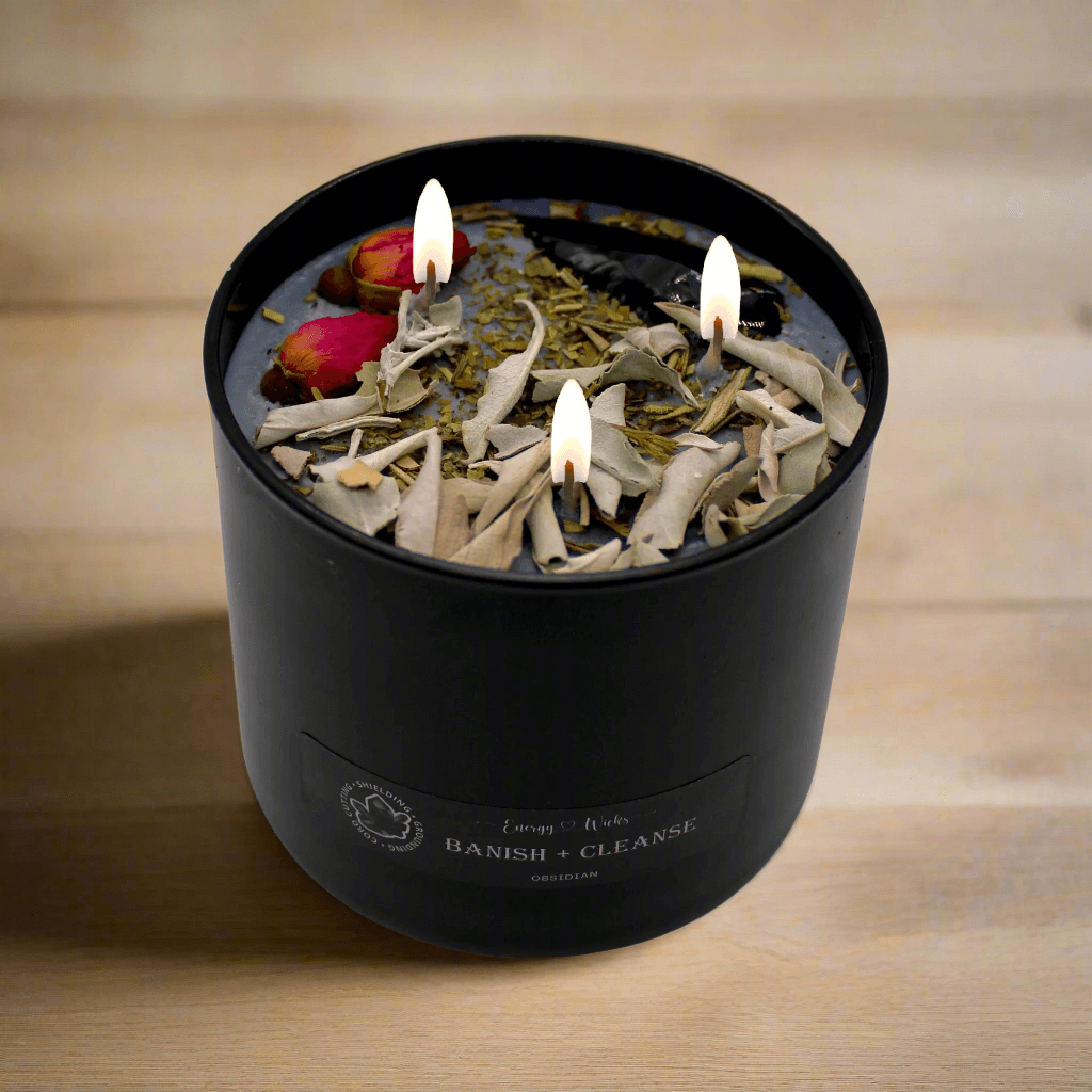 Banish + Cleanse Candle - My American Goods